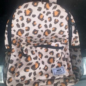 Animal print insulated backpack